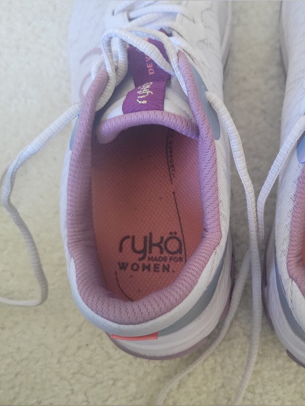 Ryka Women's Light Pink Athletic Walking Shoes - Picture 7 of 10